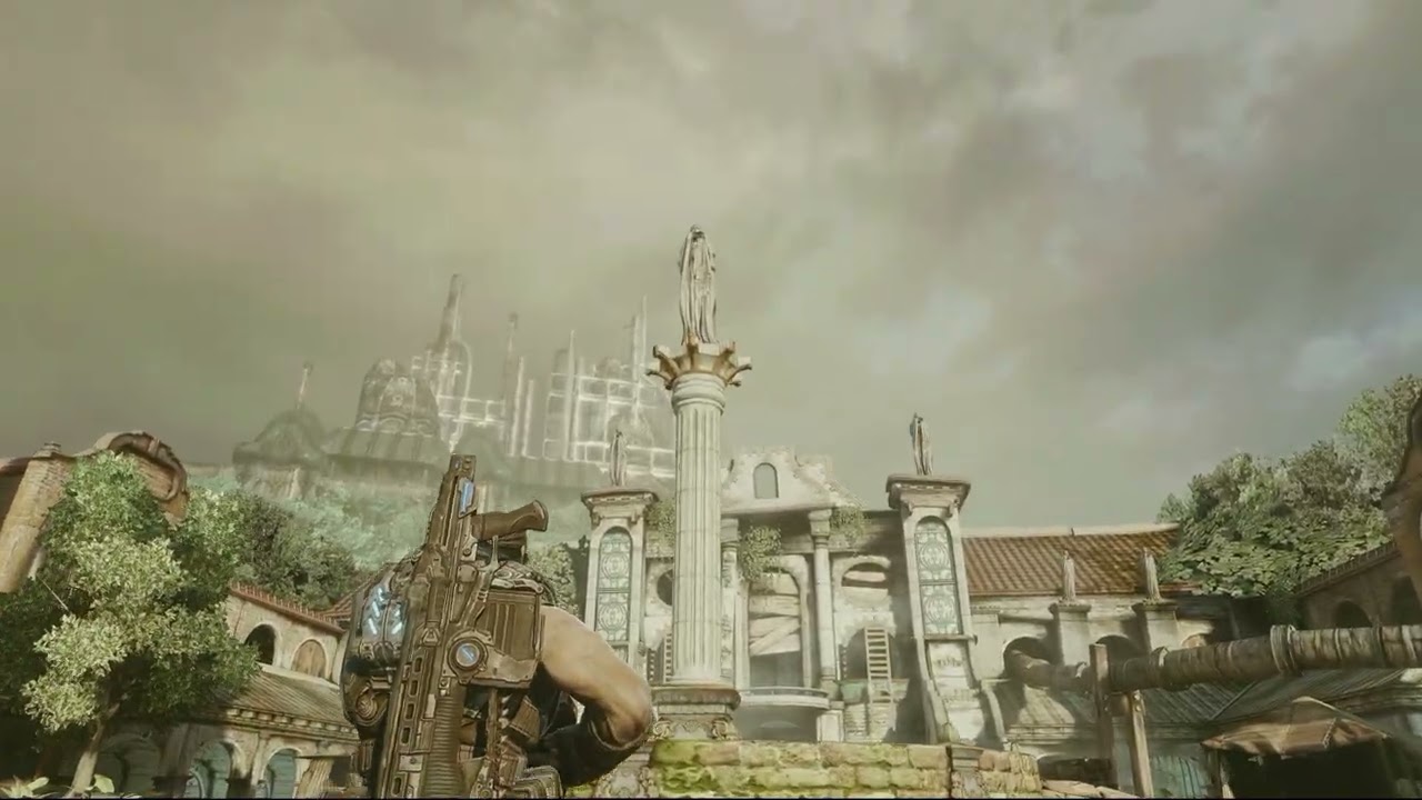 Gears of War 3 – Act 3: Dizzy “Piss and Moonshine” Reach Stranded Man | Slay Lambent with Vulcan