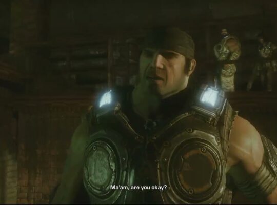 Gears of War 3 – Act 3: Ch 4 Ghost Town: Chase The Crazy Old Man (Dead) Lambent Humans Introduction