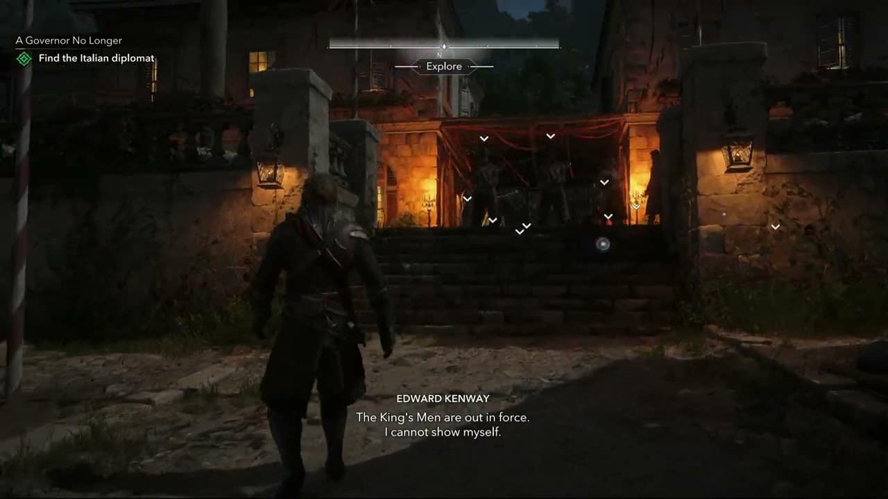 Assassin’s Creed Black Flag Resynced – A Governor No Longer: Find And Assassinate Italian Diplomat