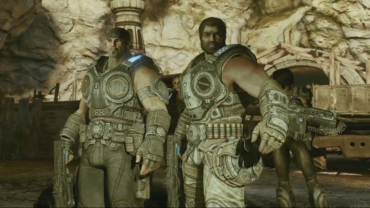 Gears of War 3 – Act 3: Dizzy “Busier Than a Fiddler’s Elbow” Gas Pumps | Mercy Arrival Cutscene