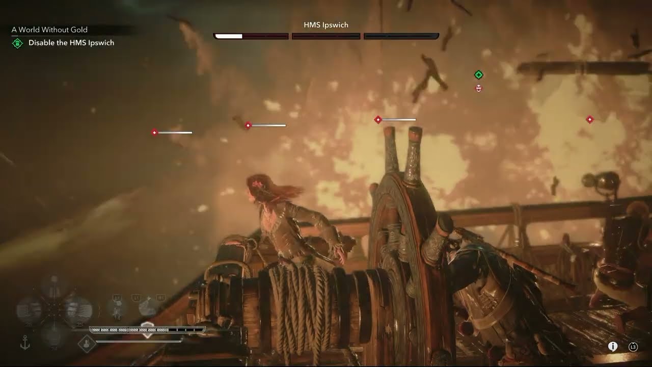 Assassin’s Creed Black Flag Resynced – A World Without Gold: Disable The HMS Ipswich | Ram To Board