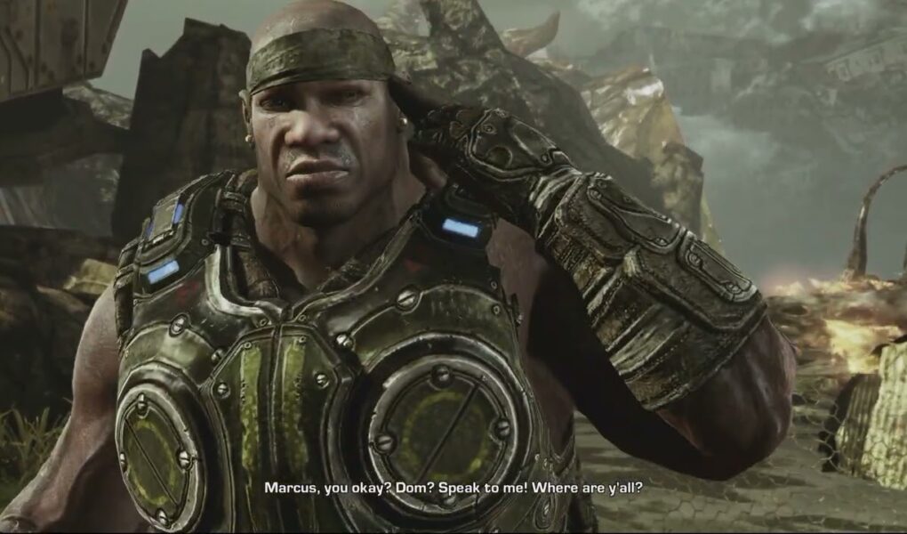 Gears of War 3 – Act 2 Chapter 1 Shipwreck: Cole Calls Marcus | Wild Ticker (Picks Up Weapons)