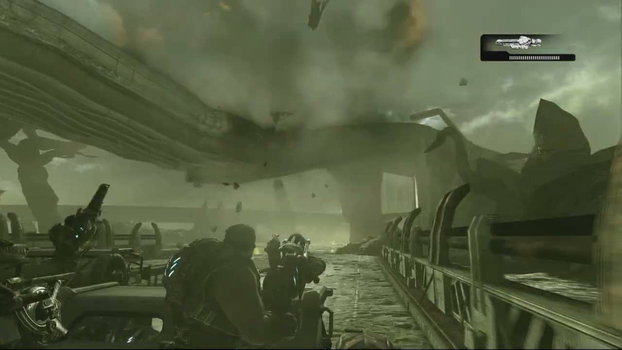 Gears of War 3 – Act 3: Escort The Fuel Truck To Mercy | Action Set piece Gameplay Sequence