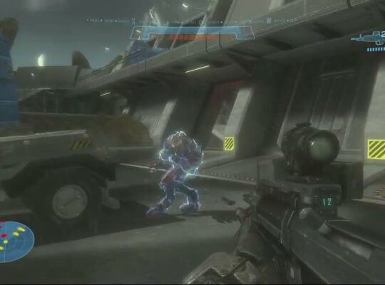 Halo Reach – Winter Contingency: UH 144 Falcon Ride | Advance Into Relay Outpost | Fallback Gameplay