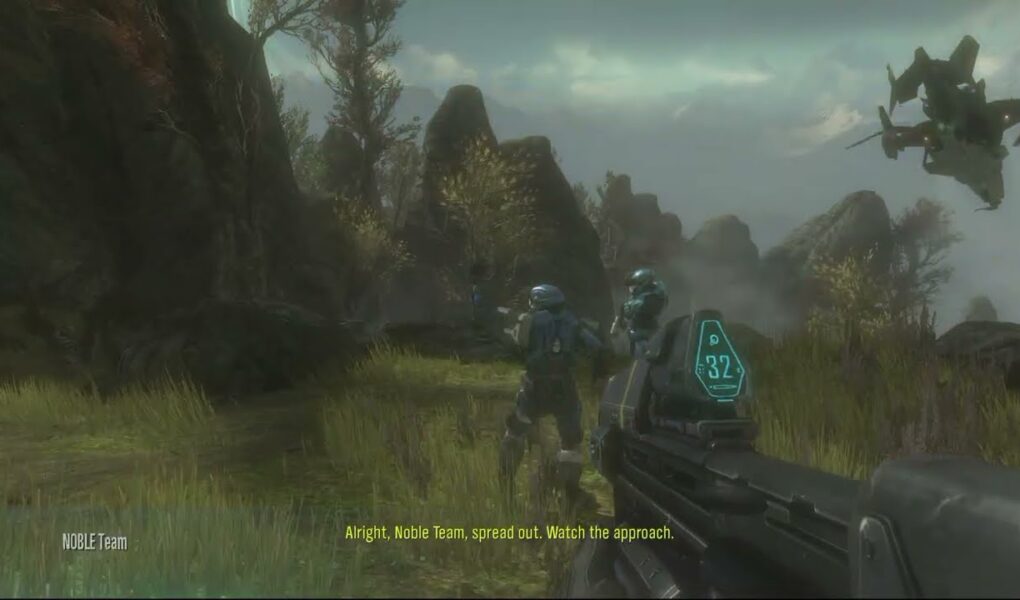 Halo Reach – Winter Contingency: Locate Distress Beacon | Engage Covenant Forces (Drive Spade)