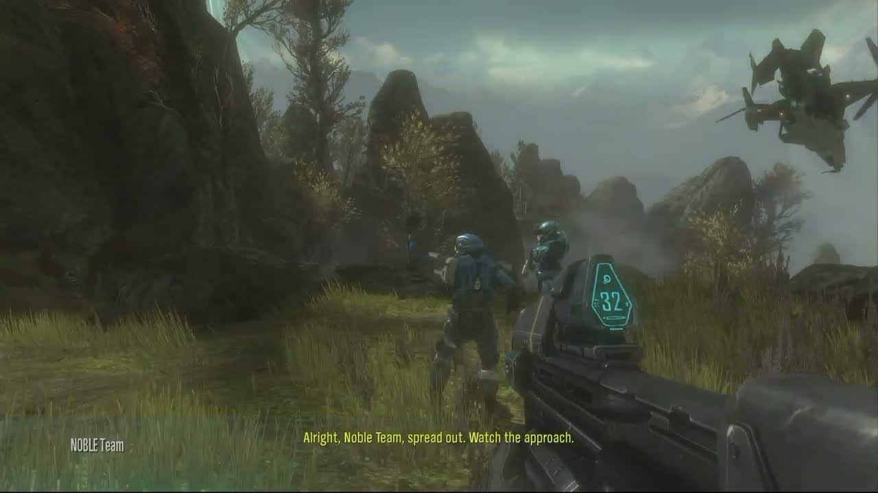 Halo Reach – Winter Contingency: Locate Distress Beacon | Engage Covenant Forces (Drive Spade)
