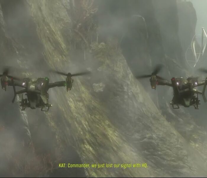 Halo Reach – Winter Contingency: Noble Team Carter, Kat, Jorge, Six | UH 144 Falcon Arrival Cutscene