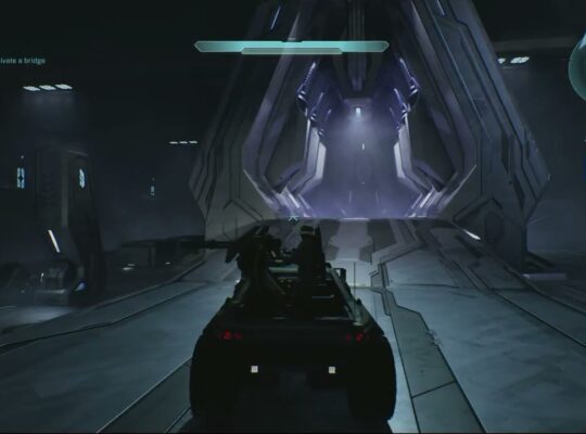 Halo Campaign Evolved – Halo: Pelican Arrival | Drive Warthog | Find Controls To Activate The Bridge