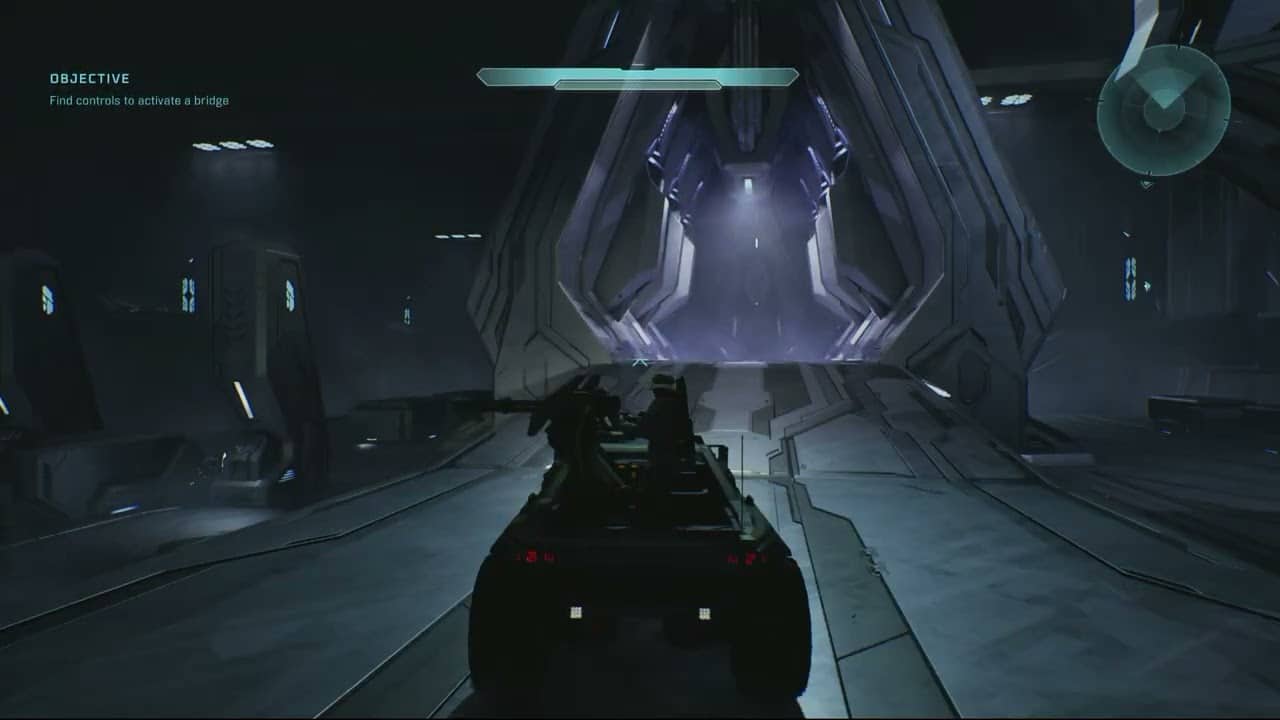 Halo Campaign Evolved – Halo: Pelican Arrival | Drive Warthog | Find Controls To Activate The Bridge