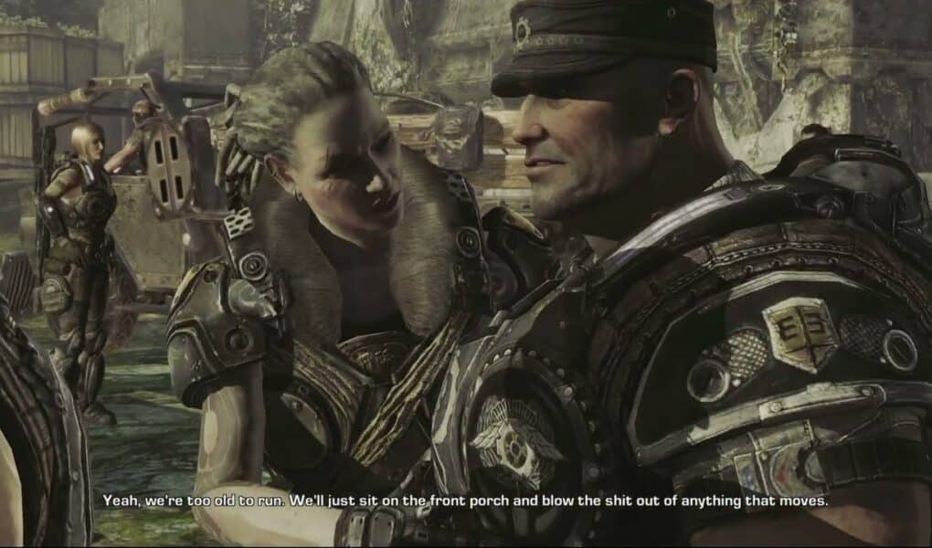 Gears of War 3 – Act 3: Talk with Hoffman | Bernadette Mataki “We’re To Old To Run” Cutscene