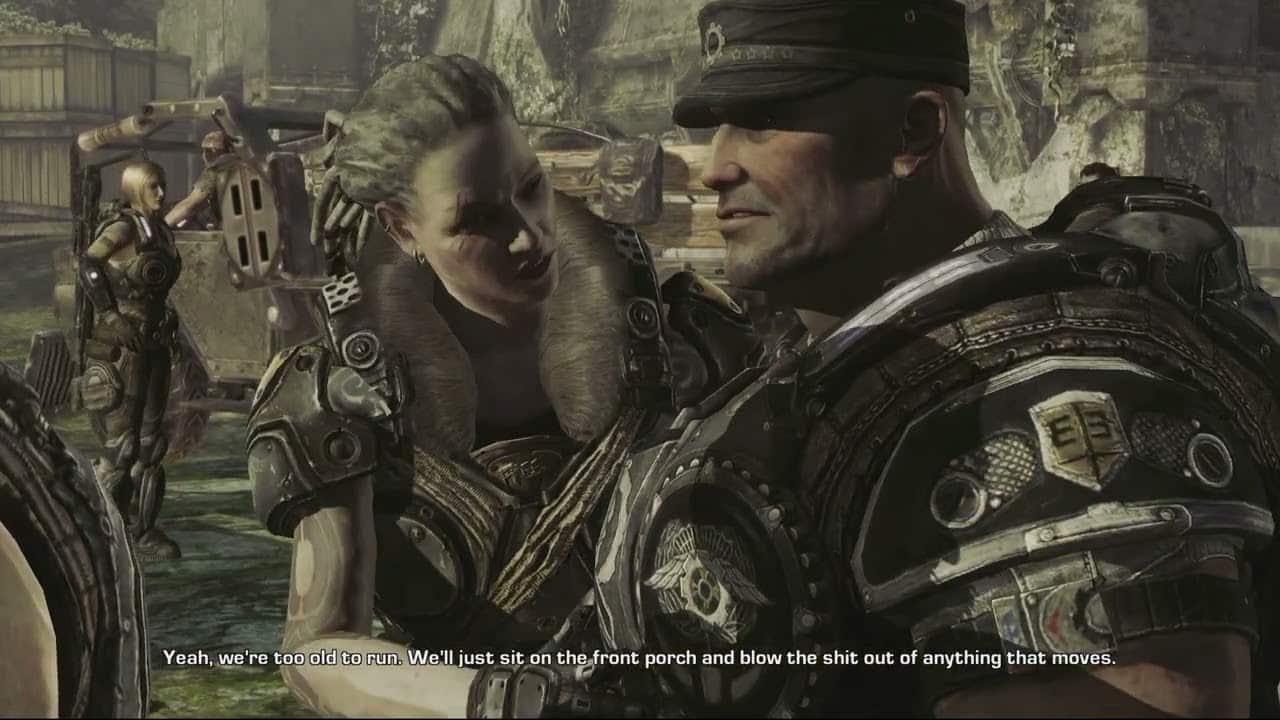 Gears of War 3 – Act 3: Talk with Hoffman | Bernadette Mataki “We’re To Old To Run” Cutscene