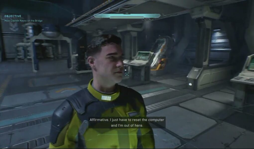 Halo Campaign Evolved – The Pillar of Autumn: Master Chief Physical Diagnostics | Head To The Bridge