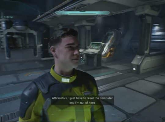 Halo Campaign Evolved – The Pillar of Autumn: Master Chief Physical Diagnostics | Head To The Bridge
