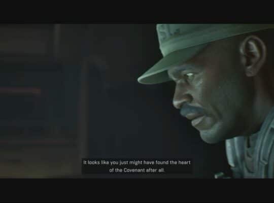 Halo Campaign Evolved – Avery Johnson Talks To Dr Halsey “Found The Heart of The Covenant” Cutscene