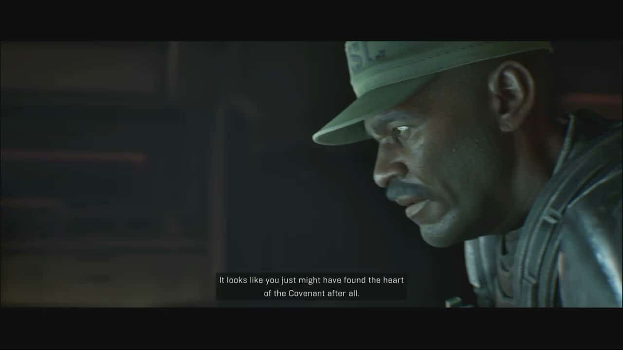 Halo Campaign Evolved – Avery Johnson Talks To Dr Halsey “Found The Heart of The Covenant” Cutscene