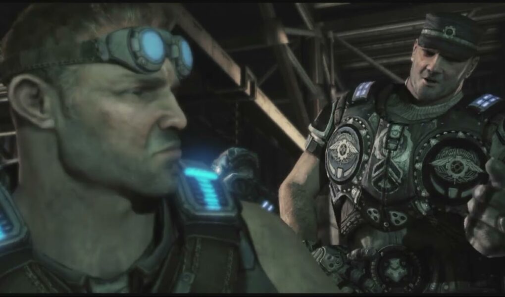 Gears of War 3 – Act 3: Marcus “How Do You Hide An Island?” Hoffman “An Old Sub” Plan Cutscene