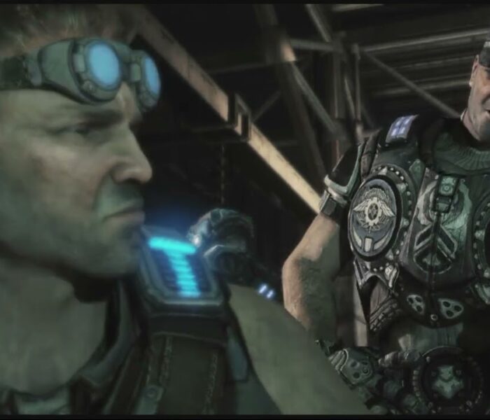 Gears of War 3 – Act 3: Marcus “How Do You Hide An Island?” Hoffman “An Old Sub” Plan Cutscene