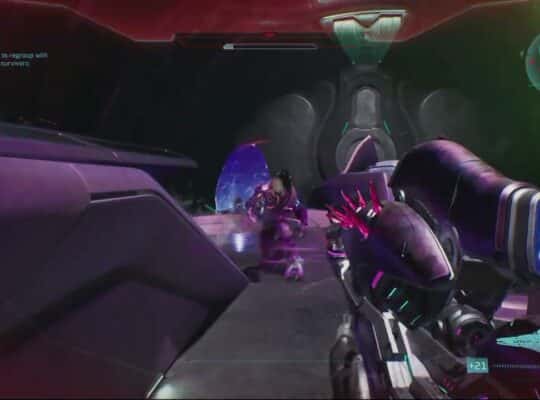Halo Campaign Evolved – Heavy Burden: Head To The Hangar | Power Up and Use Transit Station Gameplay