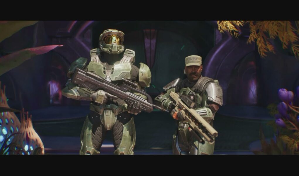 Halo Campaign Evolved – The Most Dangerous Game: Master Chief and Johnson Step Outside Cutscene
