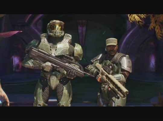 Halo Campaign Evolved – The Most Dangerous Game: Master Chief and Johnson Step Outside Cutscene