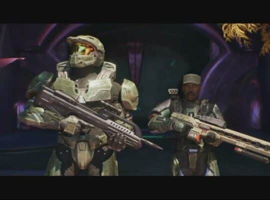 Halo Campaign Evolved – Boarding Action: Master Chief and Avery Johnson “I’m In Let’s More” Cutscene