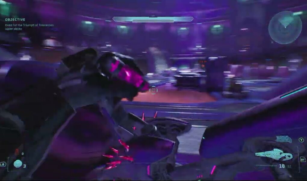 Halo Campaign Evolved – Boarding Action: Head For The Triumph of Tolerance’s Upper Deck Gameplay