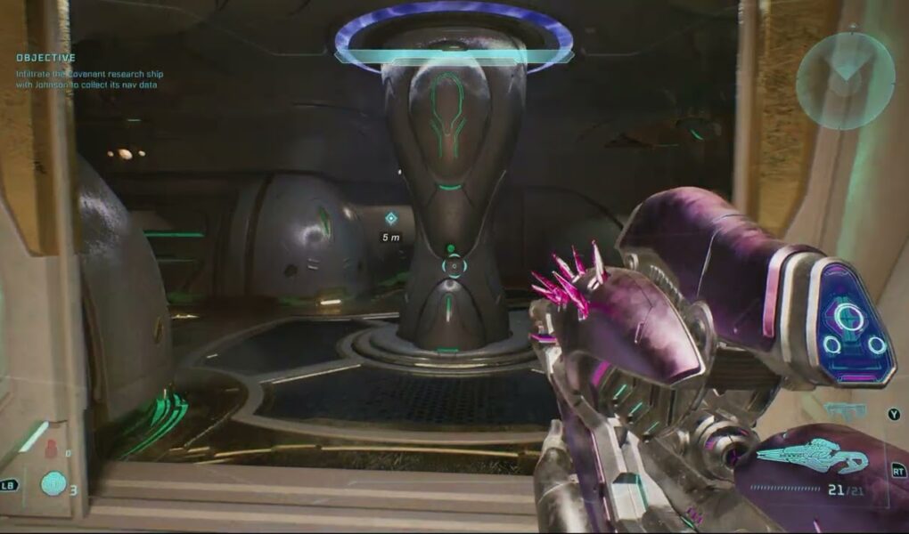 Halo Campaign Evolved – Boarding Action: Reach Forge Resonance with Johnson | Needle Rifle Gameplay