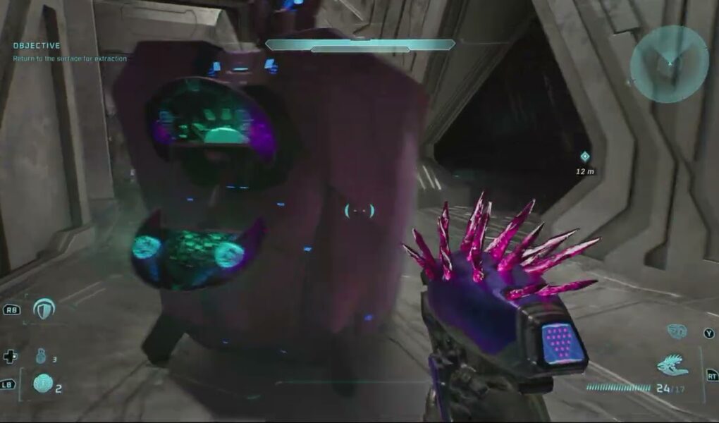 Halo Campaign Evolved – The Silent Cartographer: Return To The Surface For Extraction Gameplay