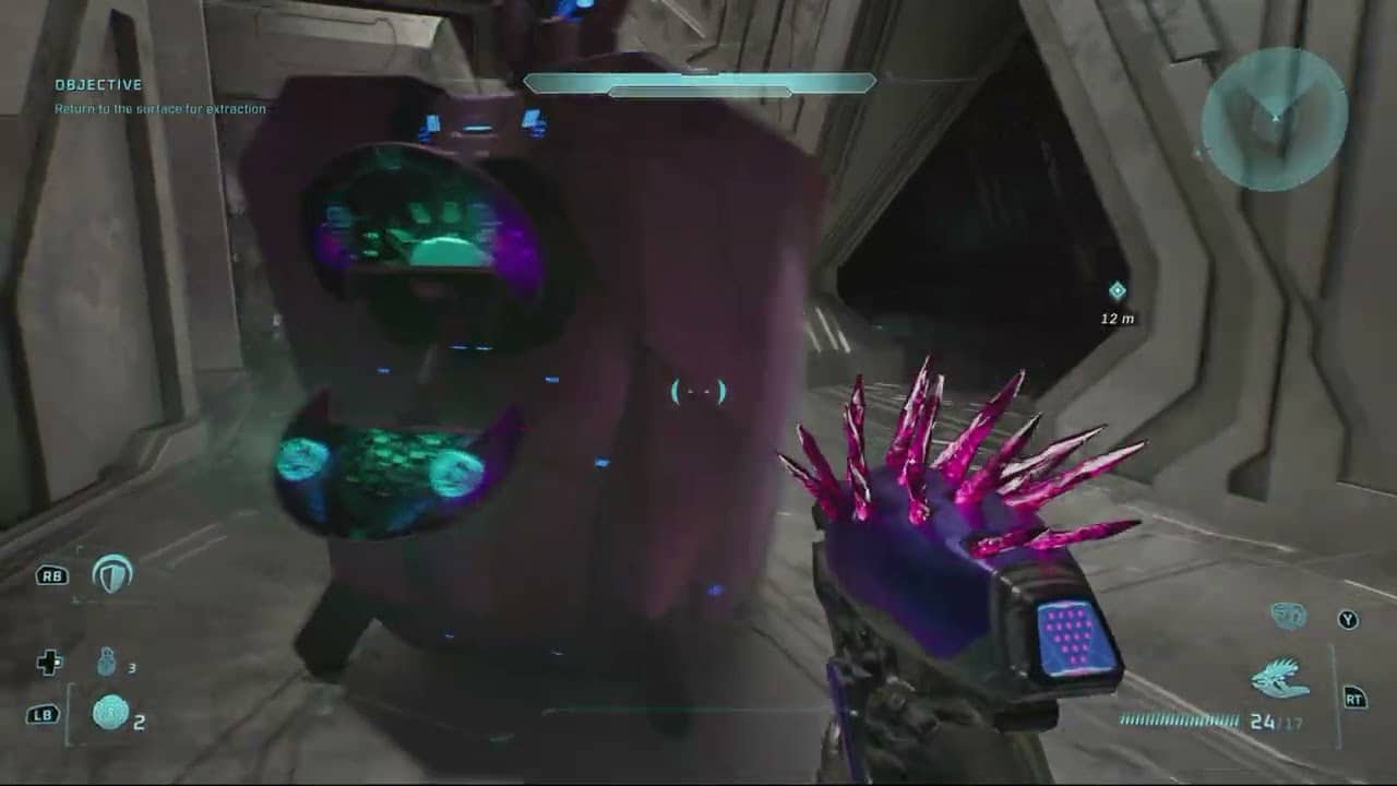 Halo Campaign Evolved – The Silent Cartographer: Return To The Surface For Extraction Gameplay