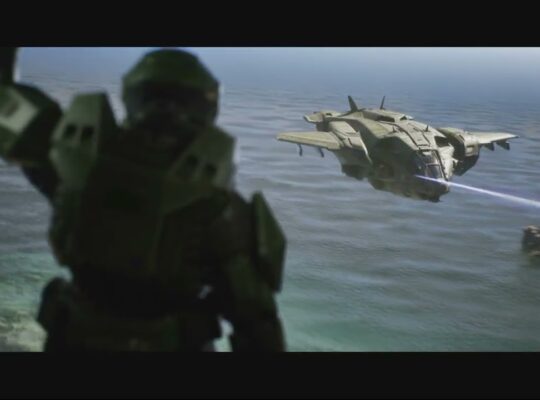 Halo Campaign Evolved – The Silent Cartographer: Cortana cartographer Briefing | Pelican Cutscene