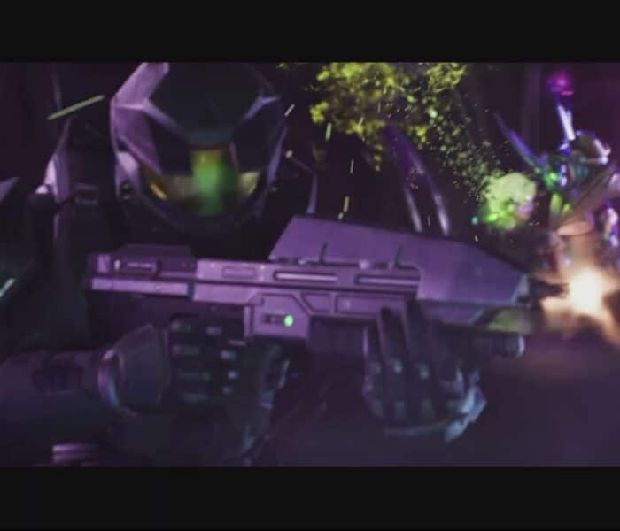 Halo Campaign Evolved – The Truth And Reconciliation: Captain Keyes Destroys Two Hunters Cutscene