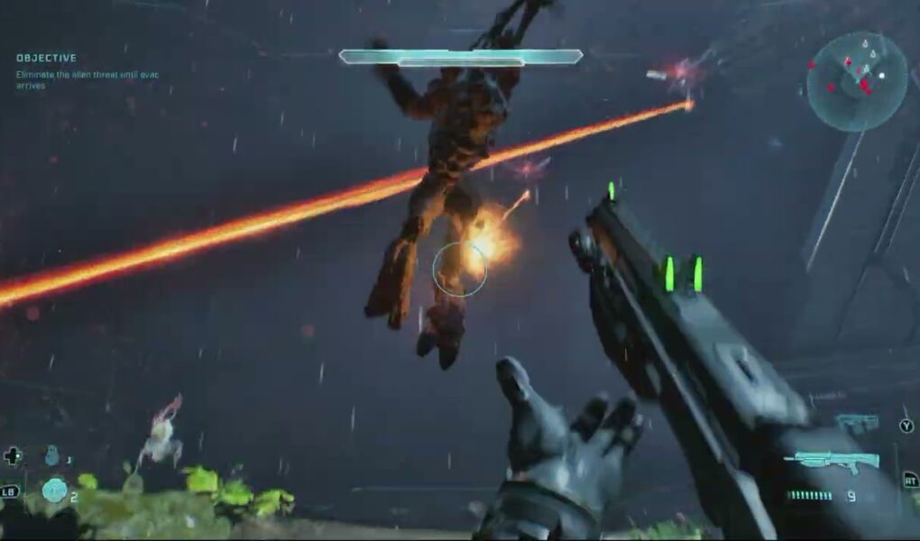 Halo Campaign Evolved – 343 Guilty Spark: Lead Marines To EVAC Point | Eliminate The Flood Gameplay