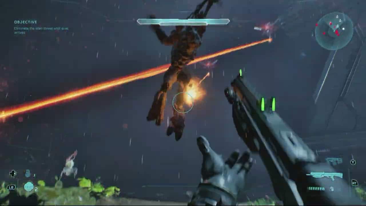 Halo Campaign Evolved – 343 Guilty Spark: Lead Marines To EVAC Point | Eliminate The Flood Gameplay