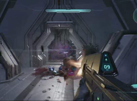 Halo Campaign Evolved – 343 Guilty Spark: Head To The Surface: Flood Infection Horror Sequence