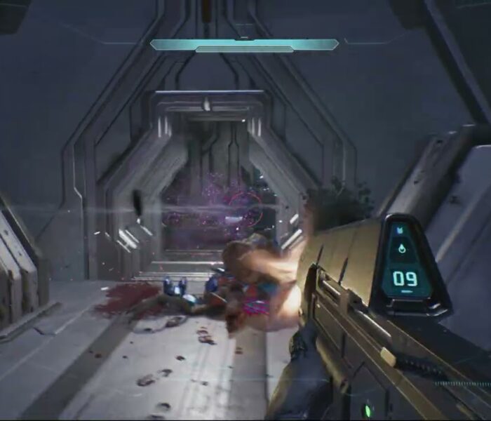 Halo Campaign Evolved – 343 Guilty Spark: Head To The Surface: Flood Infection Horror Sequence