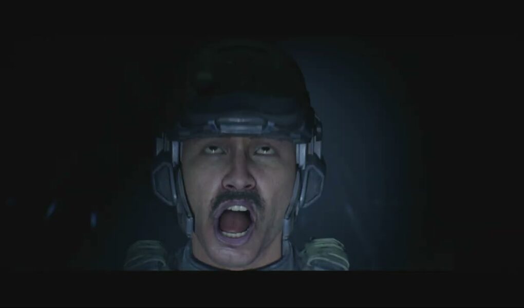 Halo Campaign Evolved – 343 Guilty Spark: Master Chief Watches Wallace Jenkins’ Flood Ambush Video