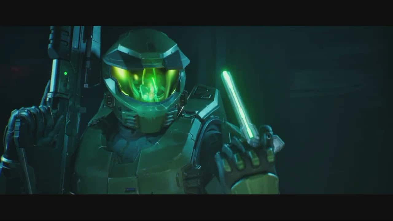 Halo Campaign Evolved – The Library: Master Chief Takes The Index | Talk with The Spark Cutscene