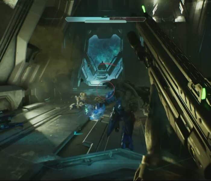 Halo Campaign Evolved – The Library: Follow The Monitor Through The Library | Survive The Flood