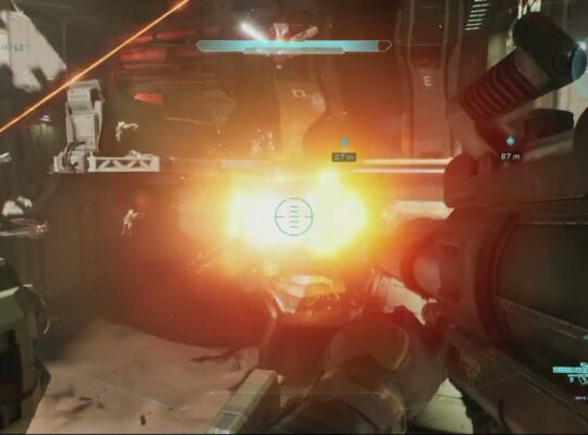 Halo Campaign Evolved – The Maw: Expose Cores and Destroy Them With a Rocket 4/4