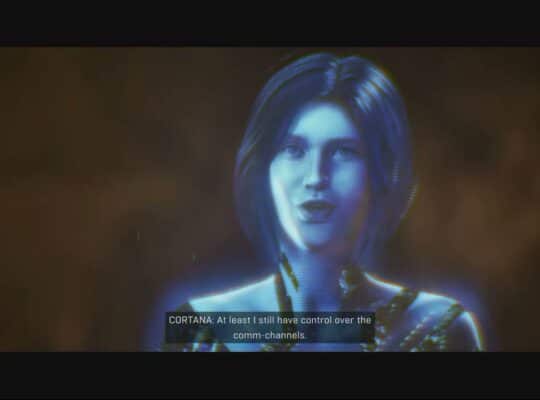 Halo Campaign Evolved – The Maw: Cortana Jokes About Spark and Pillar of Autumn Cutscene