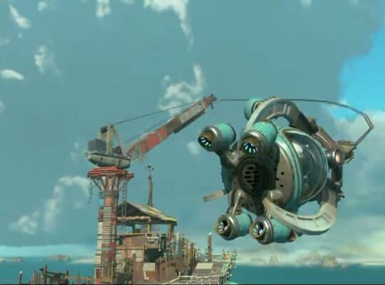 Splatoon Raiders – Hideout Ship: Buddy Bot Treasure Map Radio Briefing | Launcher Catapult Cutscene