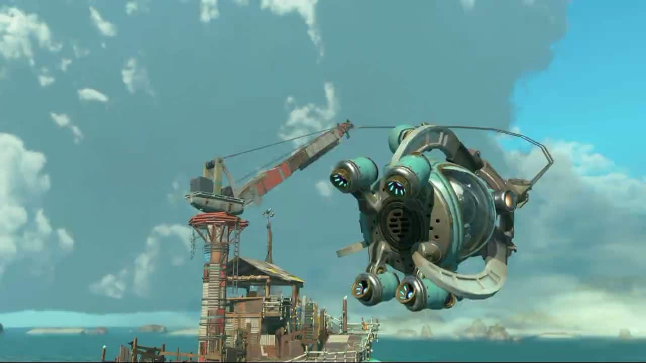 Splatoon Raiders – Hideout Ship: Buddy Bot Treasure Map Radio Briefing | Launcher Catapult Cutscene