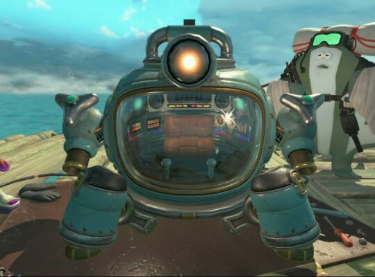 Splatoon Raiders – Lehlo Island: Mechanic Discovers First Buddy Bot Cutscene