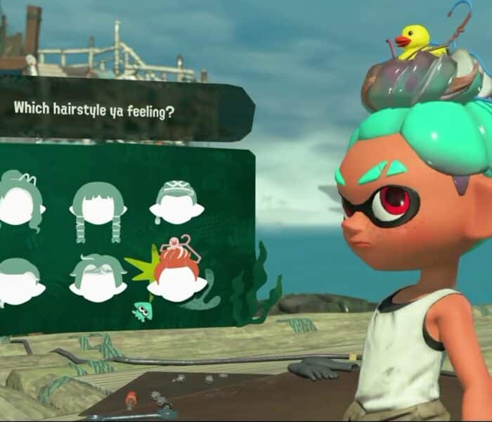 Splatoon Raiders – Hideout Ship: Customize Mechanic: Hair Style, Colors, Sound, Appearance, Eyes