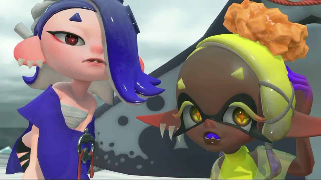 Splatoon Raiders – Difficulty Choices: Deep Cut’s Shiver, Frye and Big Man Helicopter Crash Cutscene