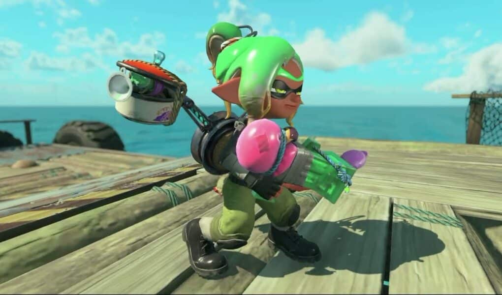 Splatoon Raiders – Hideout Ship: Open Treasure: Ink Tanks Gadget Selection (Tactical Tank)