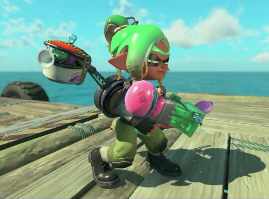 Splatoon Raiders – Hideout Ship: Open Treasure: Ink Tanks Gadget Selection (Tactical Tank)