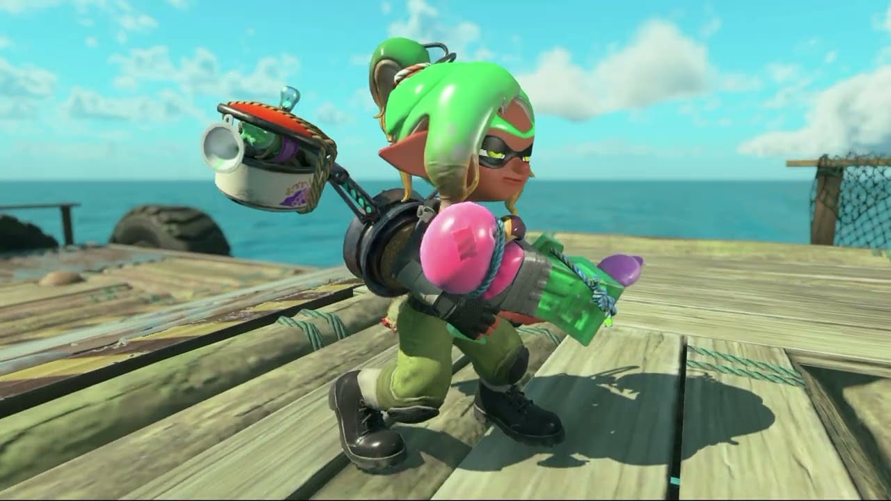 Splatoon Raiders – Hideout Ship: Open Treasure: Ink Tanks Gadget Selection (Tactical Tank)