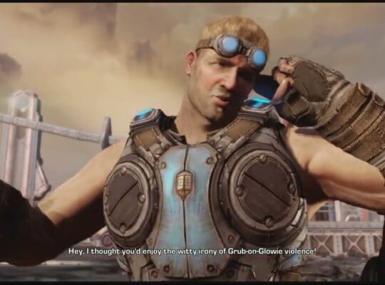 Gears of War 3 – Act 1 Drop Tickers Onto The Lambent Leviathan: Baird “Always Love You” Sam Cutscene