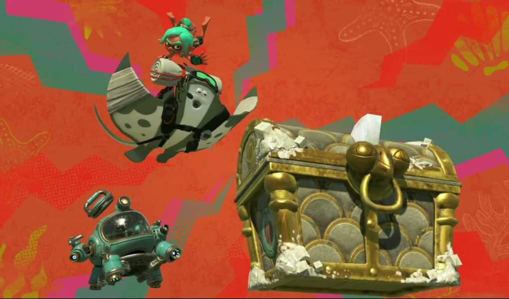 Splatoon Raiders – Piel Coast: Follow The Radar: Slay Salmonids and Collect Treasure Chest